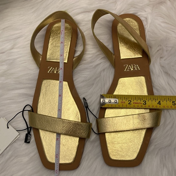 Zara Gold Sandals - Picture 6 of 7
